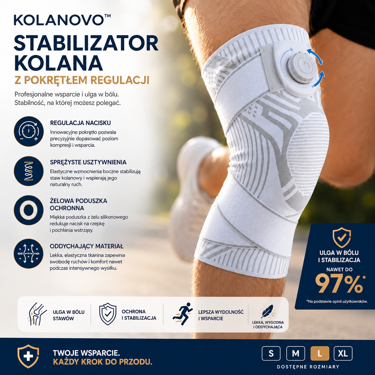 KOLANOVO™ ODZYSKAJ PEWNOŚĆ KAŻDEGO KROKU I RUSZAJ BEZ OGRANICZEŃ